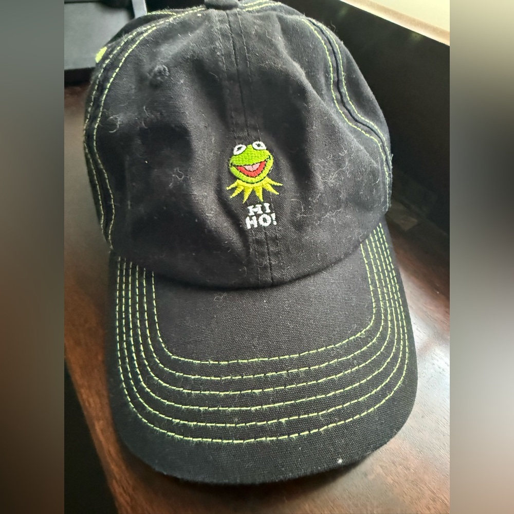 Embroidered Kermit the frog Hat with Hi Ho - Disney limited edition hat